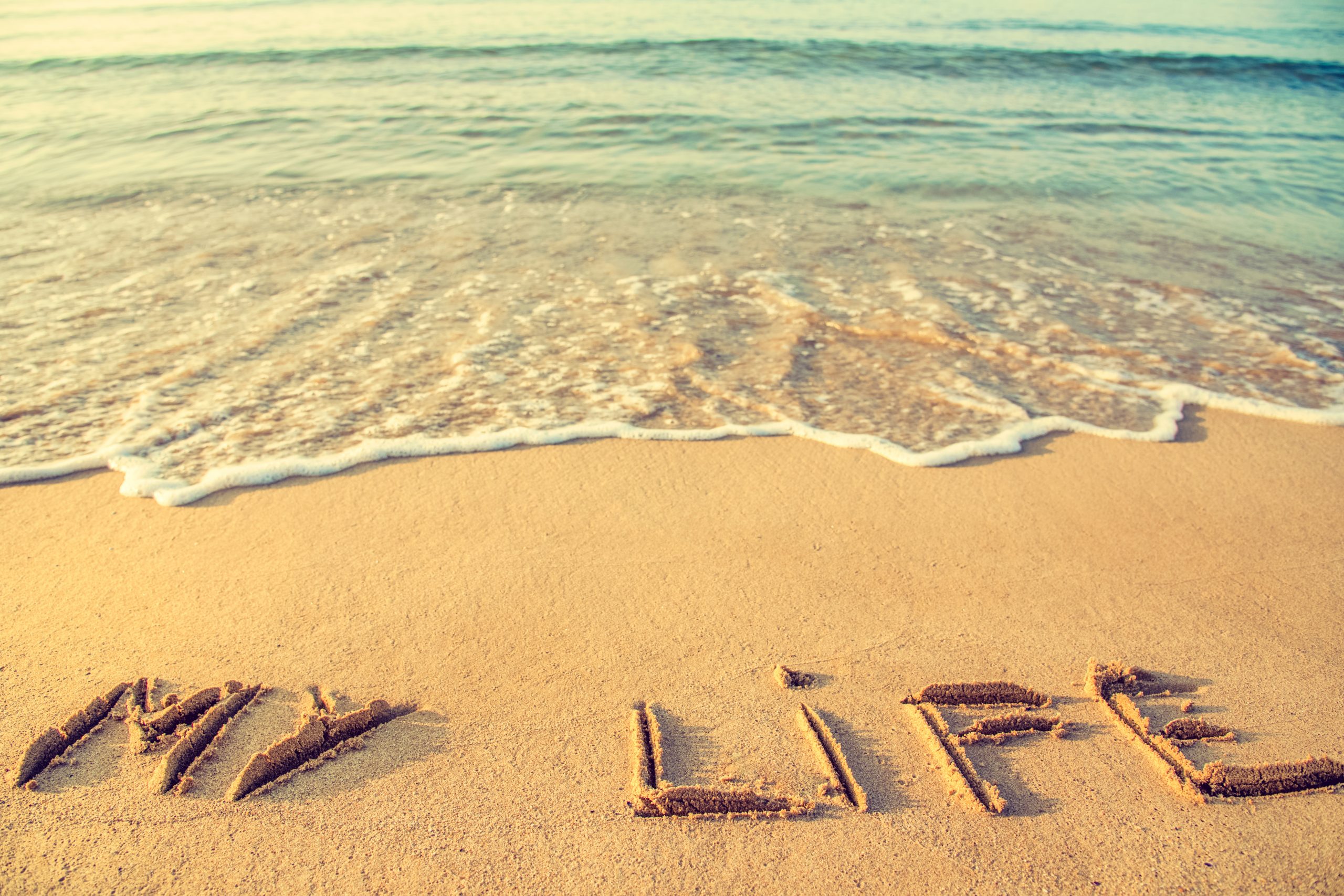 Life,Meditation,Concept.,Middle,Age,Crisis,,Looking,For,Porpoise,,Passing my life beach